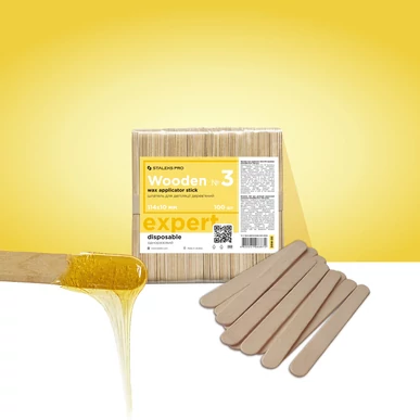 Spatule lemn natural STALEKS  │ 100 buc