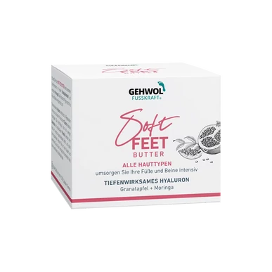Unt pentru piele uscată GEHWOL FUSSKRAFT® Soft Feet cu rodie și moringa, 100 ml
