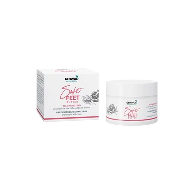 Unt pentru piele uscată GEHWOL FUSSKRAFT® Soft Feet cu rodie și moringa, 100 ml