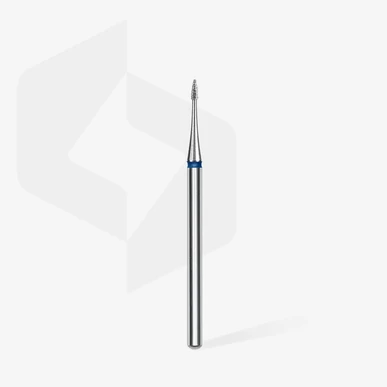 Capăt de freză/bit STALEKS diamantat flacără mini albastru │EXPERT