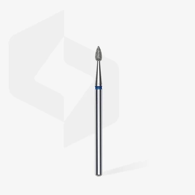 Capăt de freză/bit STALEKS diamantat albastru forma lacrimă │EXPERT