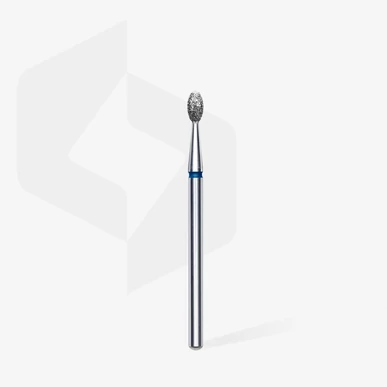 Capăt de freză/bit STALEKS diamantat formă ovală albastru│EXPERT