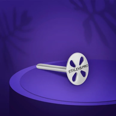 Disc pedichiură drept din metal Pododisc Staleks │PRO S