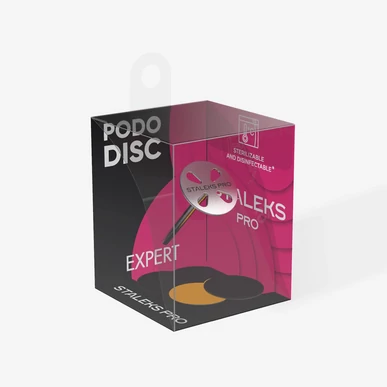 Disc pedichiură drept din metal Pododisc Staleks │PRO S
