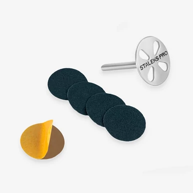 Disc pedichiură drept din metal Pododisc Staleks 
