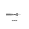 Imagine 2/2 - Capăt de freză diamant tip bilă, 2mm