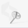 Imagine 2/4 - Disc pedichiură drept din metal Pododisc Staleks 