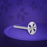 Imagine 1/2 - Disc pedichiură drept cu tijă prelungită Pododisc Staleks